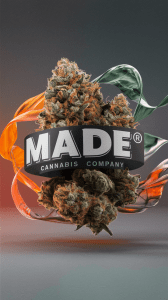 Made The MADE logo wrapped in colorful banners to represent its Arizona heritage and California love.